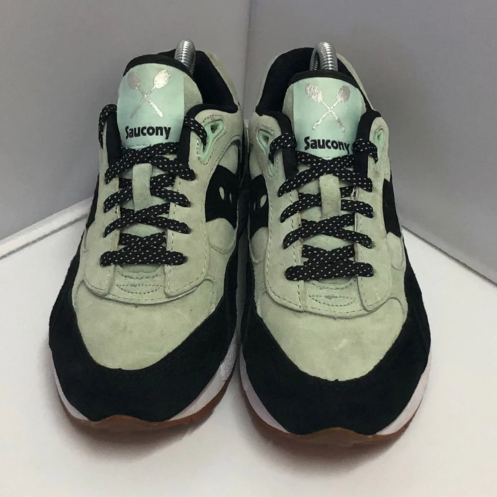 SAUCONY G9 Shadow 6 Scoops Pack Mint Chocolate Chip Sneakers WOMENS 7.5
